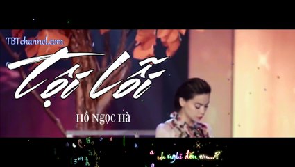 Tội Lỗi - Hồ Ngọc Hà [Lyrics- Karaoke]