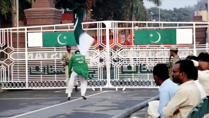 The India-Pakistan border ceremony
