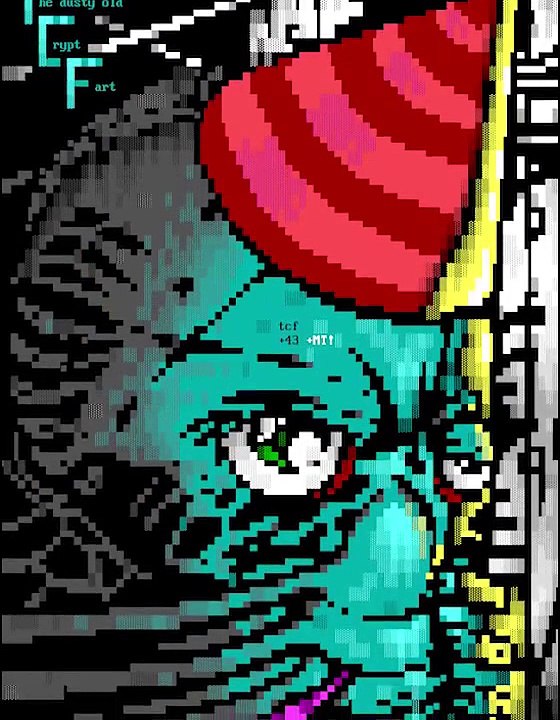 Old School ANSI Art And Pixel Art (BBS art)