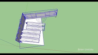 UT Dallas ECSS Lecture Hall - Google Sketchup 3D Model Time-Lapse
