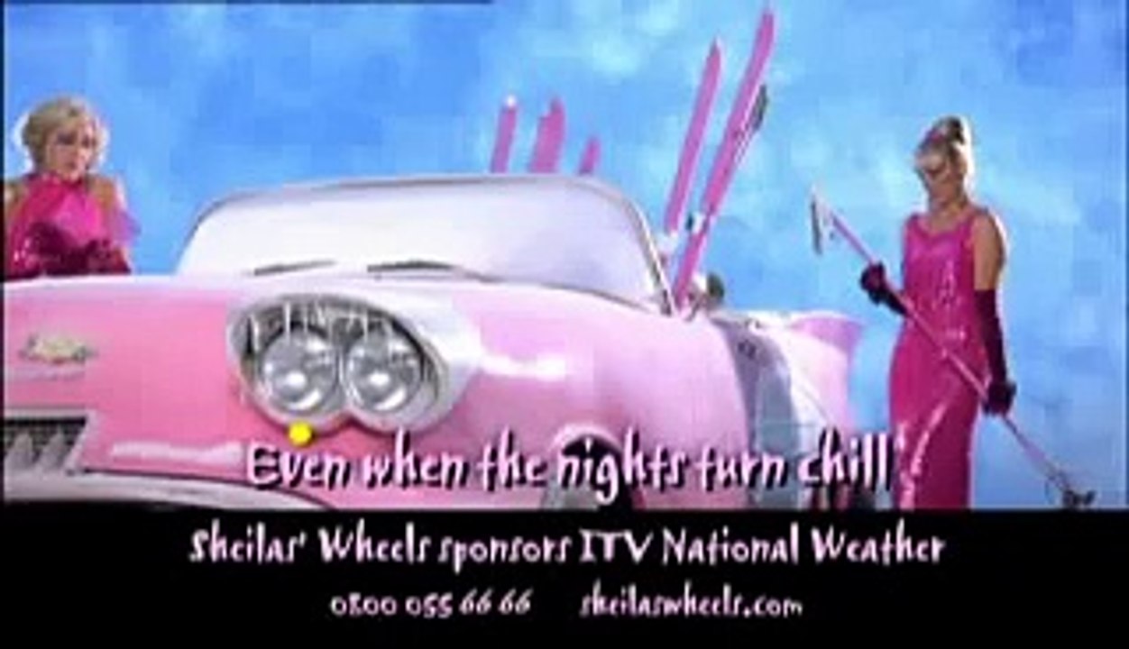 Sheilas' Wheels ITV Weather sponsorship - Chill