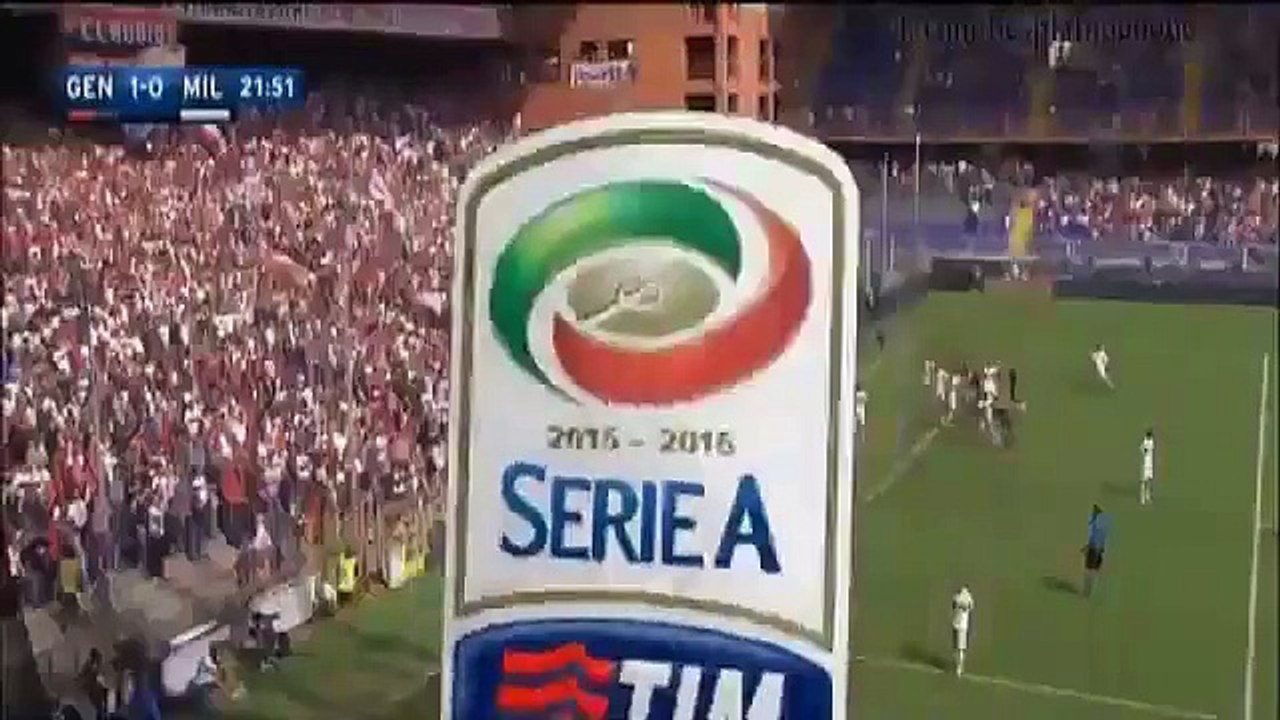 Genoa vs AC Milan 1-0 All Goals & Highlights [27.9.2015] Serie A