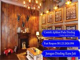 Interior Dinding Cafe, Interior Dinding Kayu, Interior Lantai, 081.23.2626.994