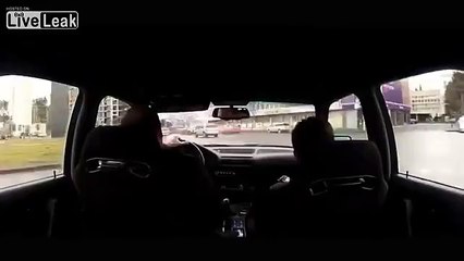 WRECKLESS DRIVING THROUGH TRAFFIC...