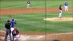Aroldis Chapman hit in face with baseball at 160km/h - other angle [VOLUME WARNING]