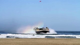 U.S. Navy Hovercraft In Action