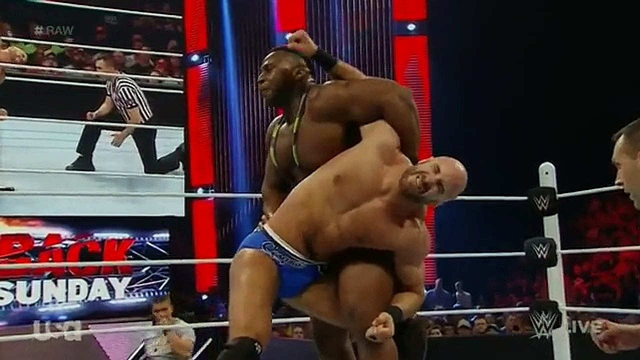 Cesaro vs Big E RAW 05 11 2015