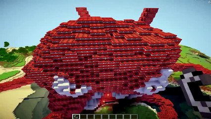 Minecraft: EXPLODING A TNT SEA MONSTER!  Minecraft biggest TNT explosion ever 2014 ( HD )
