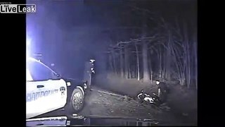 Dashcam of Police Chasing Motorcycle Until it Crashes - South Carolina