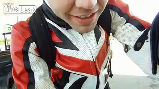 kid catches his own motorcycle failure on gopro