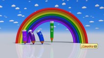 Learn colors with cool and colorful crayons | Kiddies tv