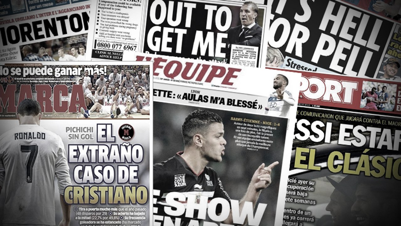 L'inquiétante statistique de Ronaldo, Pellegrini perd ses nerfs