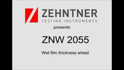 ZNW 2055 Wet Film Thickness Wheel