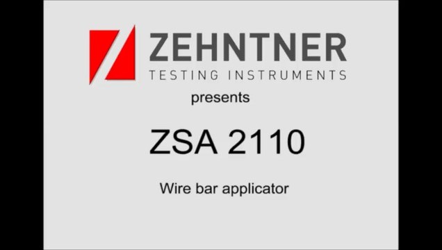 ZSA 2110 Wire-bar Applicator / Profile Rod