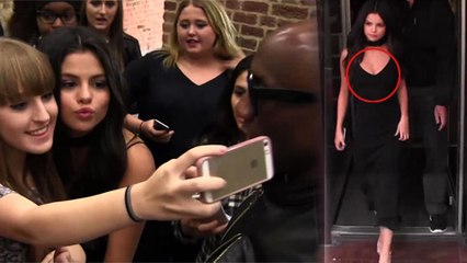 (Video) Selena Gomez Stuns In  Black Full Length Dress