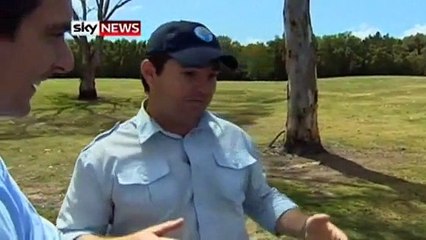 Des requins sur un parcours de golf !