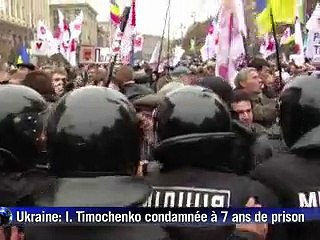 Ukraine: l'opposante Timochenko condamnée à sept ans de prison