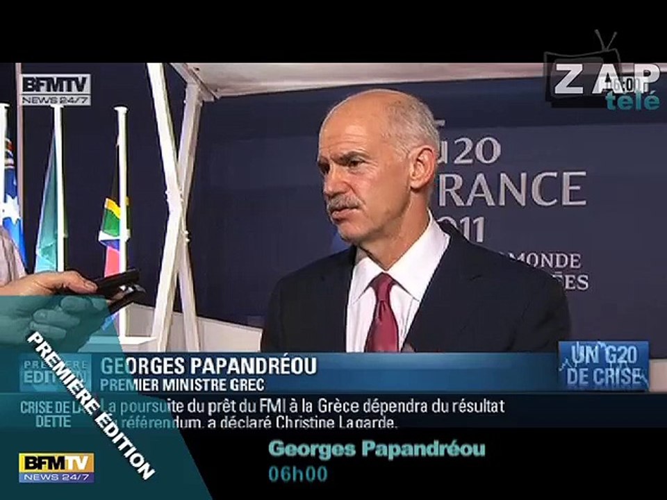 Zapping Actu du 4 novembre 2011