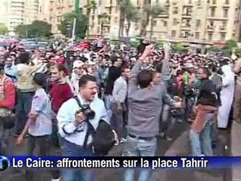 Egypte: nouveaux heurts place Tahrir, réunion de crise du gouvernement