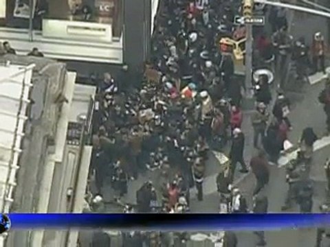 Les anti-Wall Street sèment le désordre dans le coeur financier de New York