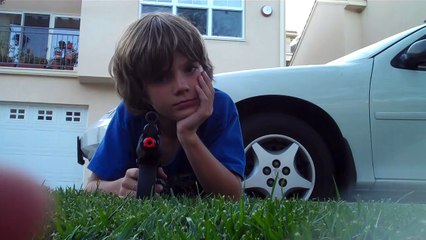 Download Video: Kid Breaks Friends Camera With Airsoft Gun, and makes him cry!