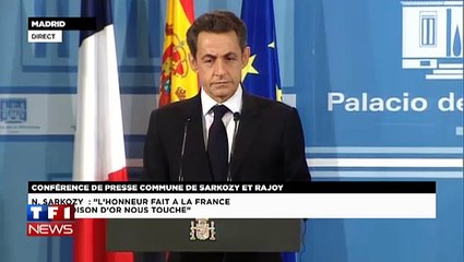 Sarkozy refuse de répondre à un journaliste