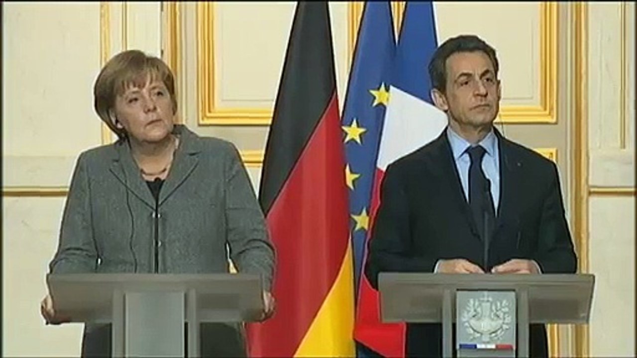 Merkel soutient Sarkozy