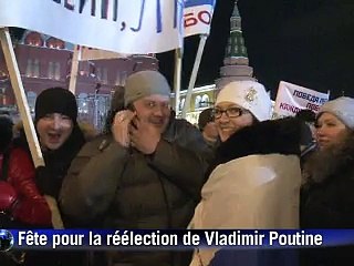 Russie: Poutine élu président au premier tour, l'opposition ne désarme pas