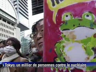 Des milliers de personnes manifestent à traver le monde contre le nucléaire, un an après Fukushima
