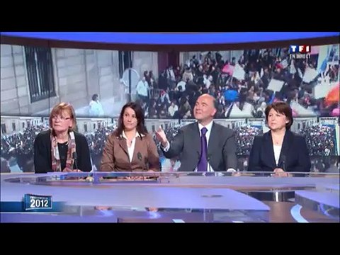 Clash entre Louis Aliot et Cécile Duflot pendant l'émission spéciale sur la présidentielle