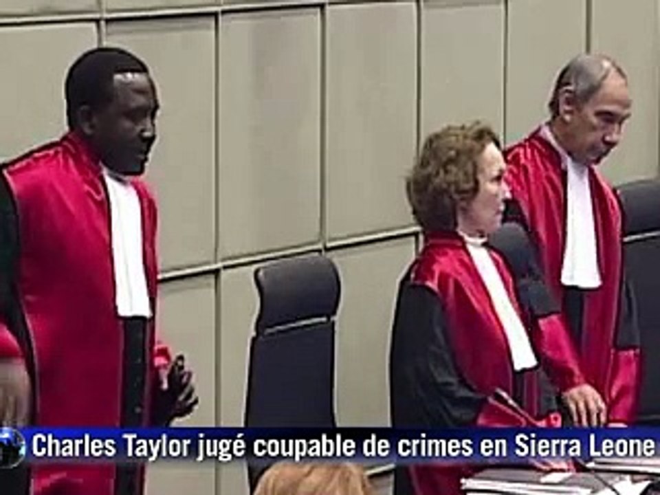 L'ex-président libérien Charles Taylor reconnu coupable de crimes en Sierra Leone
