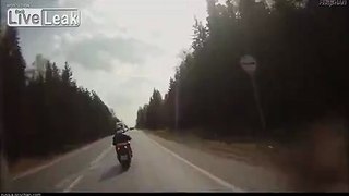 Head on Collision - Motorcycle Helmet Cam