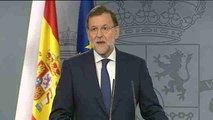 Rajoy dice que independentistas no tienen respaldo de la ley ni de los votos