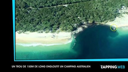 Un camping australien est englouti par un énorme trou