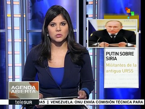 Putin: Hay 2 mil militantes rusos en Siria para combatir terrorismo