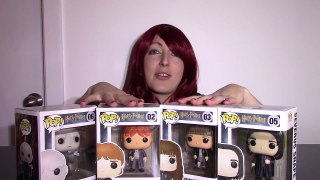 Funko pop vinyl figures (Harry Potter Part 2) - Ron Weasley, Hermione Granger, Snape, Voldemort