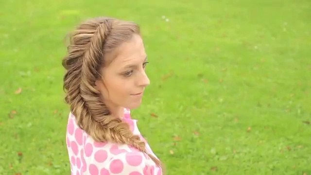 Dutch fishtail Braid Hair tutorial Side Fishtail Braid