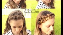 How to  4 DIY Braided Headband Tutorial for short medium long hair