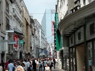 Belgique, Bruxelles, rue Neuve