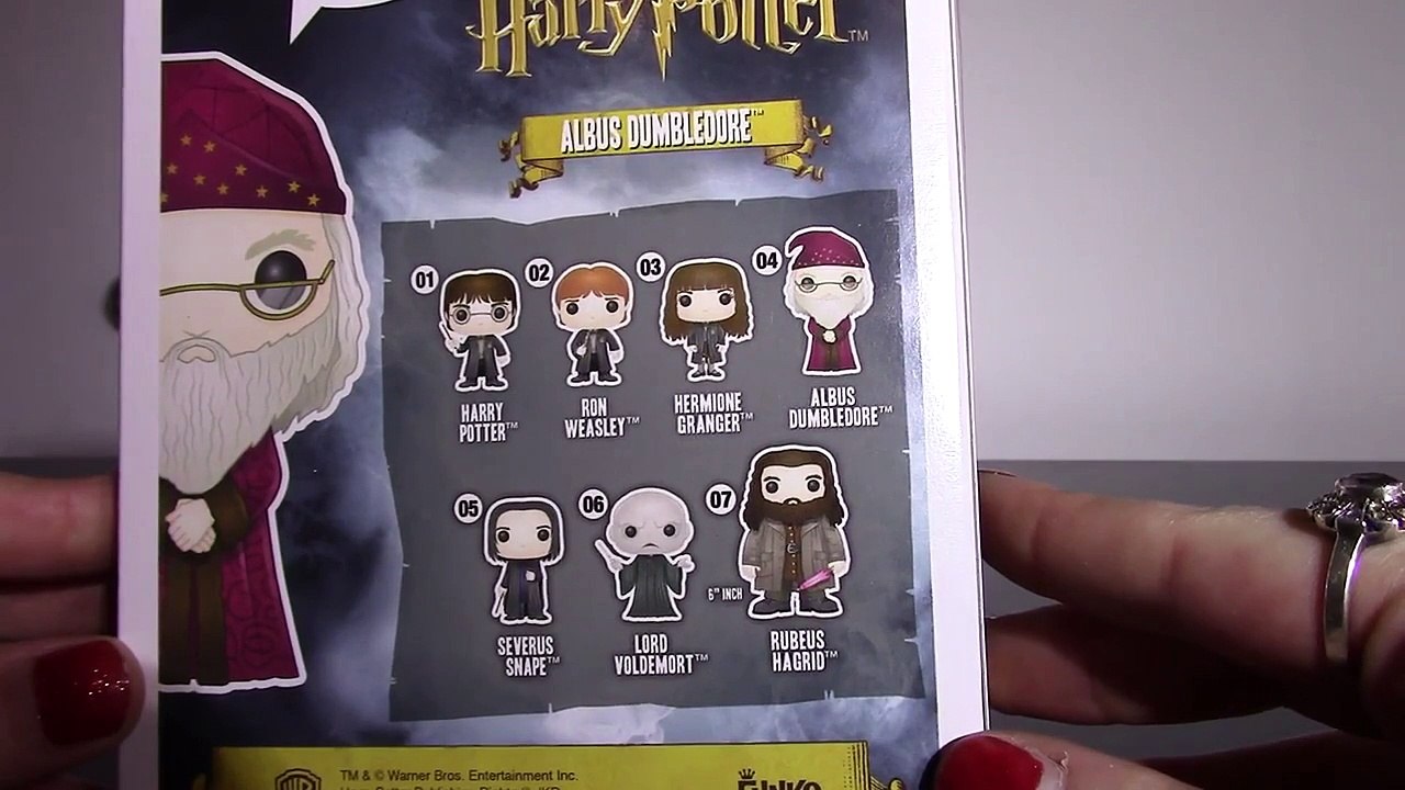 Funko Pop vinyl Figures (Harry Potter Part 2) 6" Hagrid, Dumbledore & Harry