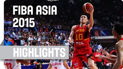 Lebanon v China - Group F - Game Highlights - 2015 FIBA Asia Championship