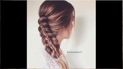 Stacked Braid Hair Tutorial