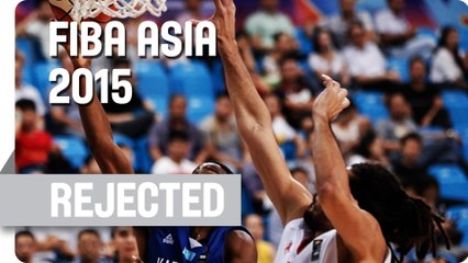 Zaghab Stands Tall to Reject Kolesnikov  - 2015 FIBA Asia Championship
