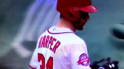 Jonathan Papelbon and Bryce Harper fight in their dugout after a disagreement. 92715