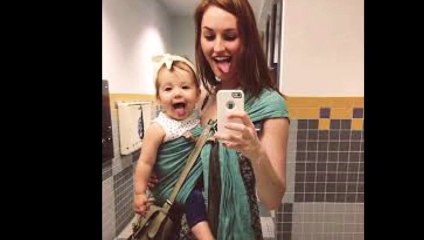 Amazing mother and  baby selfies
