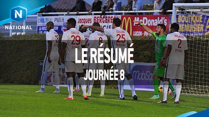 Championnat National : les buts de la 8e journée (2015-2016)