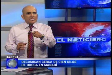 Descargar video: Decomisan cerca de cien kilos de droga en Manabí