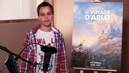 Le Voyage d'Arlo : casting vocal "la voix d'Arlo" #1