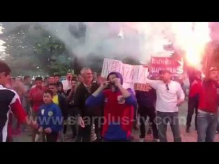 Proteste e tifozeve te Vllaznise per situaten e veshtire tek Vllaznia