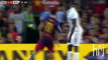 Leo Messi Headbutts Mapou Yanga-Mbiwa vs Roma ● Crazy Fight